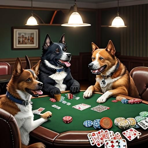 Dogs Playing Poker: A Classic Scene