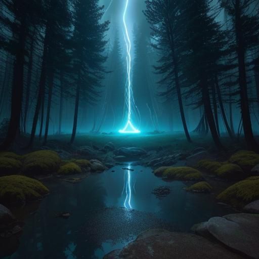 Interdimensional Portal to Bright Light: Cinematic Night For...