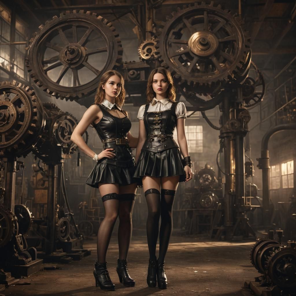 Steampunk girls