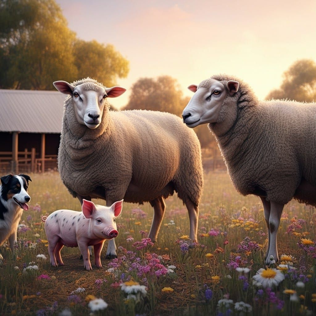 Piglet's Serenade: A Meadow Tale in Australia