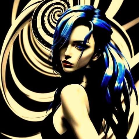 High-Resolution Spiral with Vibrant Colors