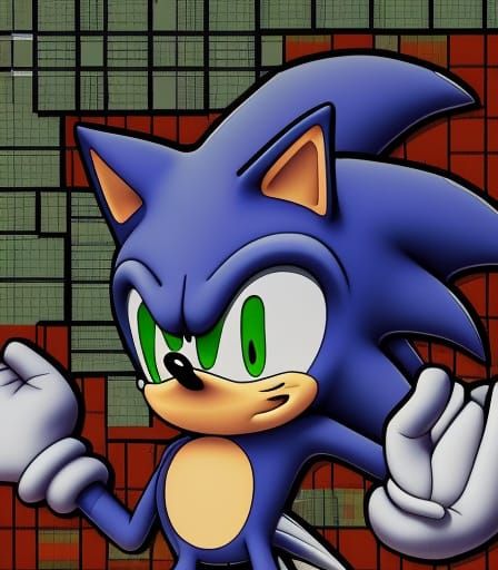 16-bit Sonic the Hedgehog T-Pose