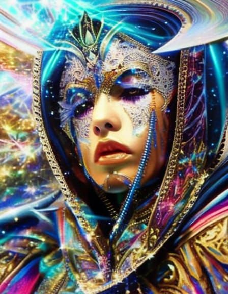 Interdimensional Wizard: Hyperrealistic Epic Masterpiece