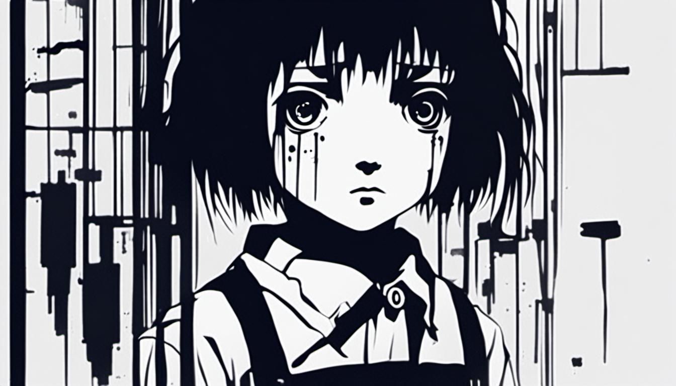 Creepy Image Inspired by Serial Experiments Lain