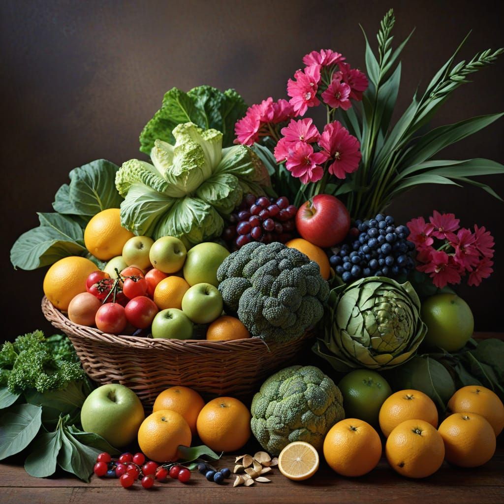 A Vibrant Celebration of Prosperity in a Cyberpunk Aesthetic