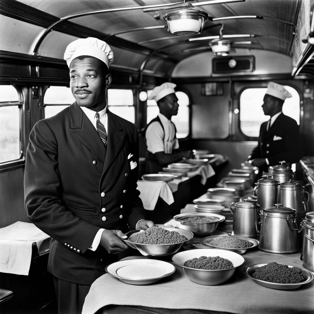 Black Male Cooks Posing, Depression Era Americana