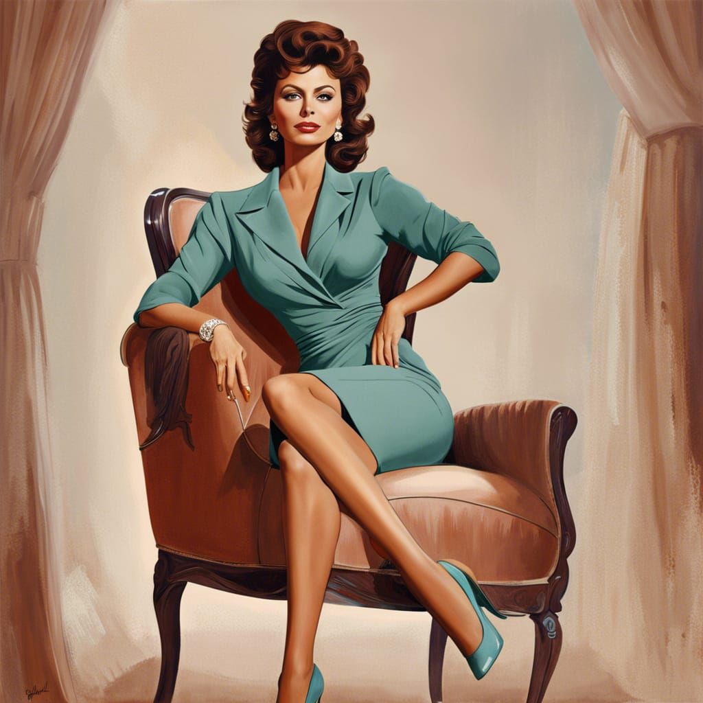 Sophia Loren Portrait 05