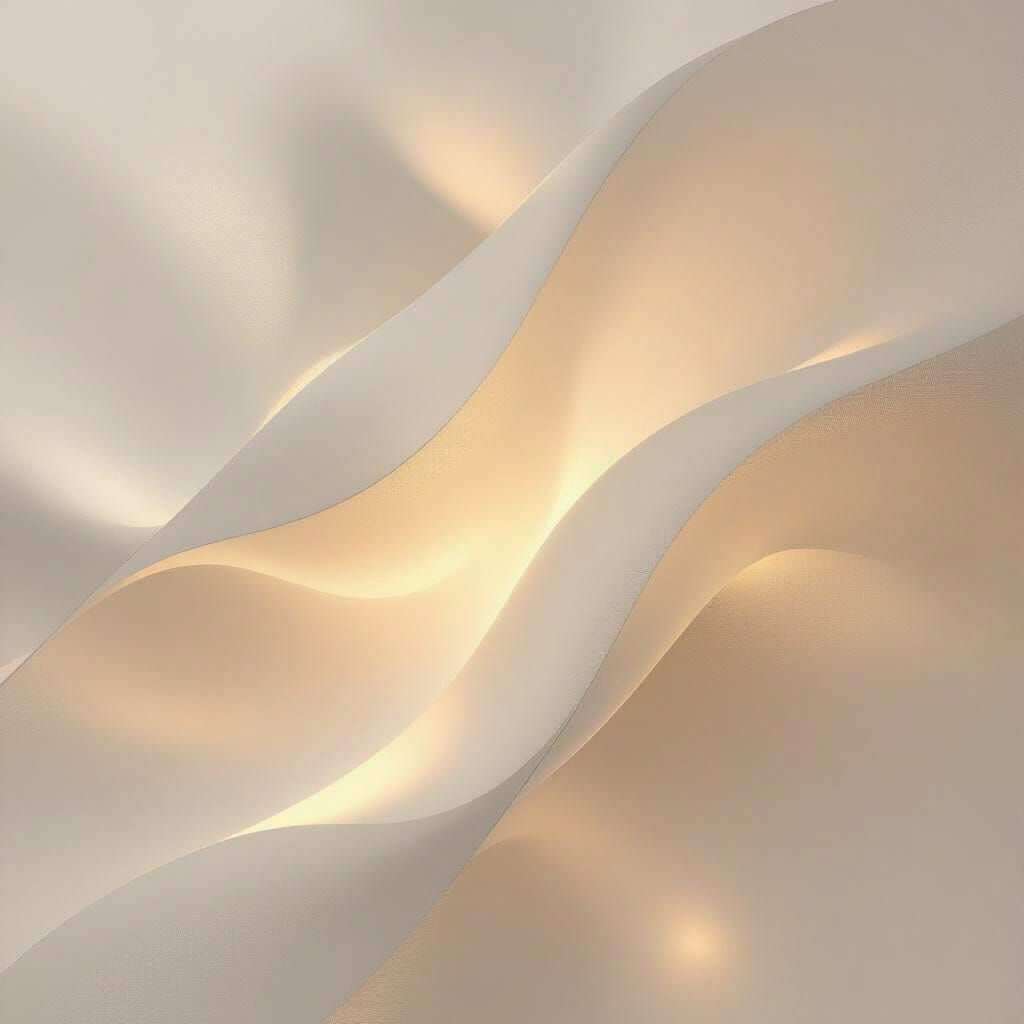 Minimalist Abstract Background with Golden Glow
