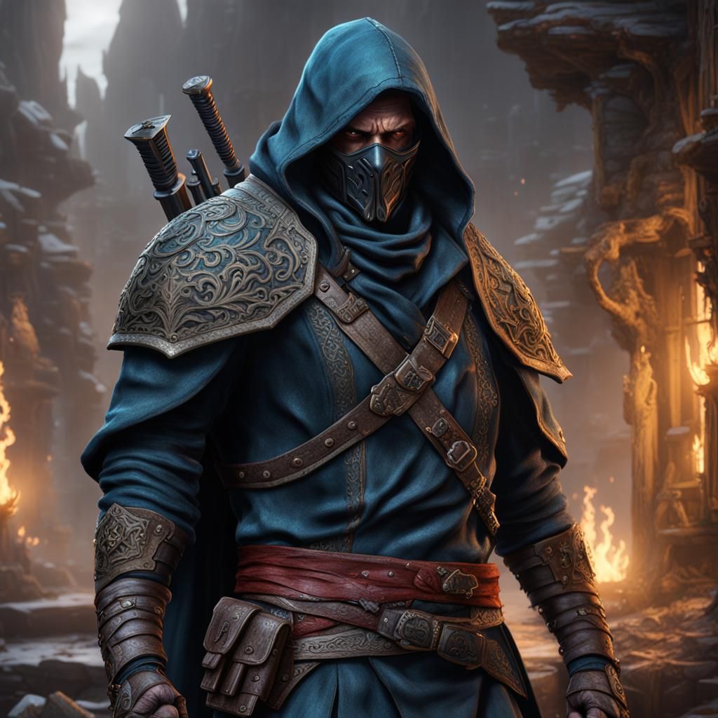 Fantasy Rogue Character Concept Art