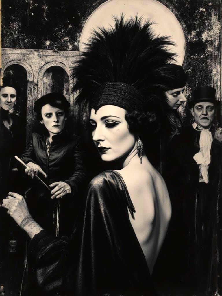 Berlin Cabaret Poster: Weimar Expressionism Nightlife