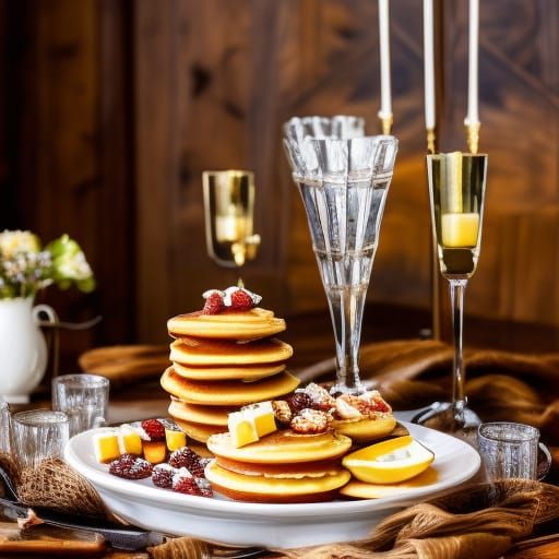 Waffles with Honey and Kiwi: Fantasy Concept Art