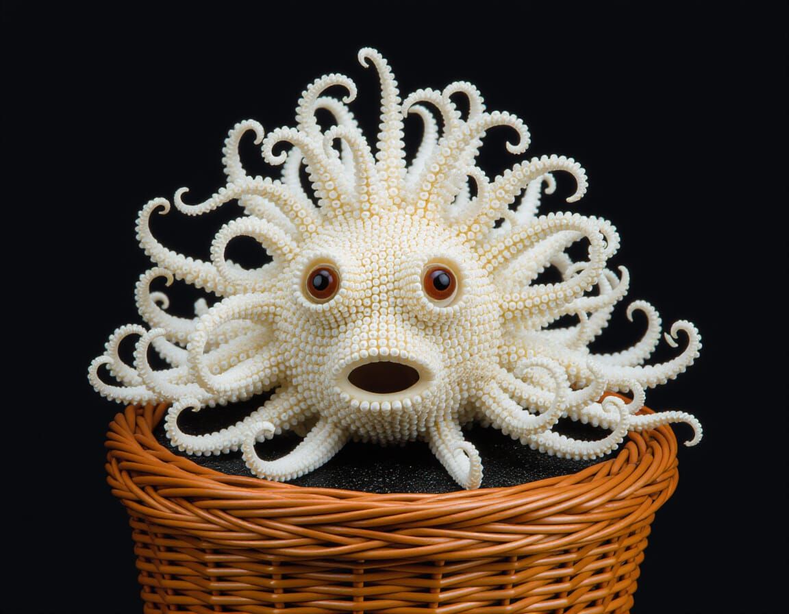 Hydnora Sculptural Assemblage Decorative Brimstone, Hellcore...