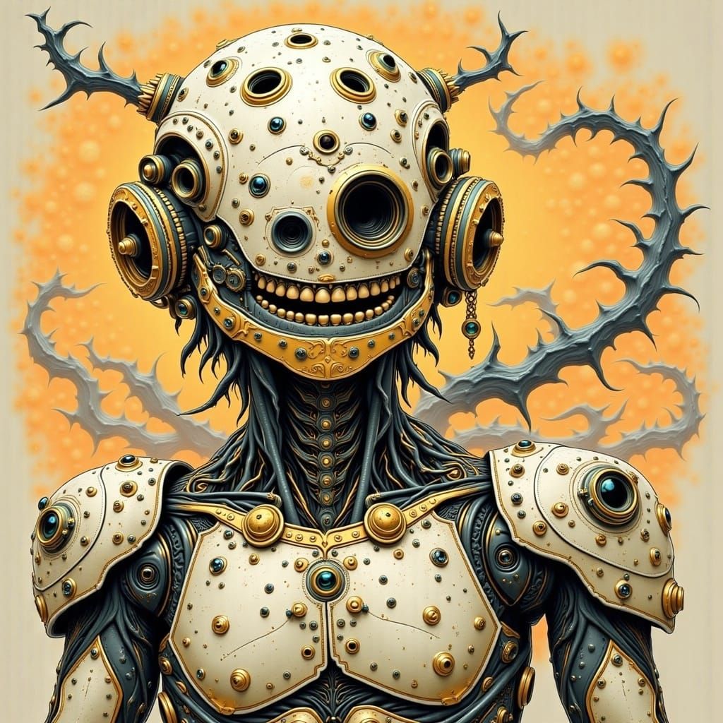 Abstract AI Image Generated From Minimalist Prompt