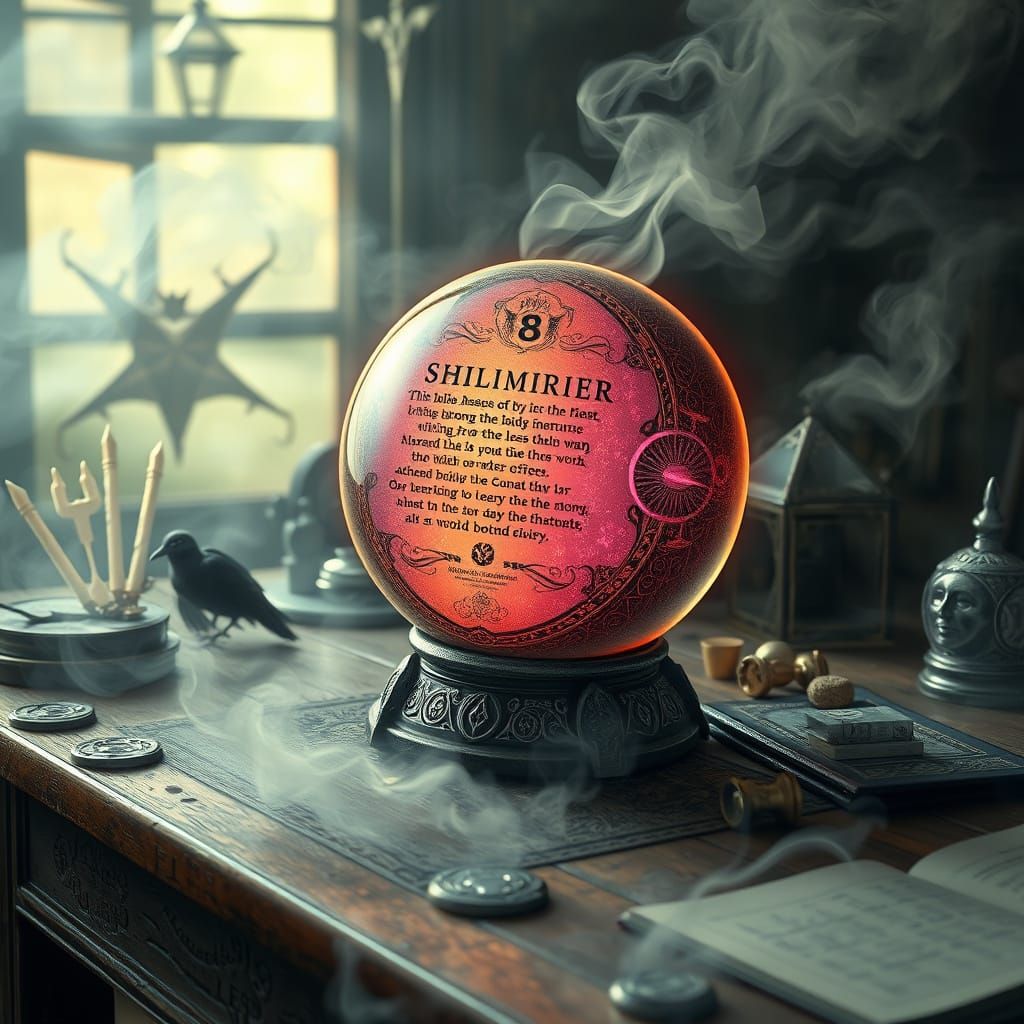 Glowing Magic 8-Ball Unveils Ancient Mystical Secrets
