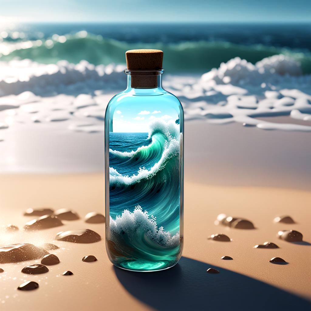 Sea Waves Captured: 3D Game Cinematic Graphics