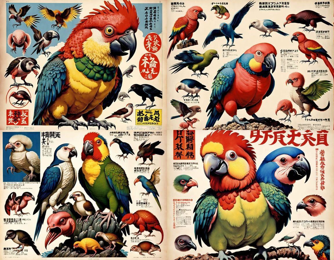 Grotesque 1970s-Style Creature Poster