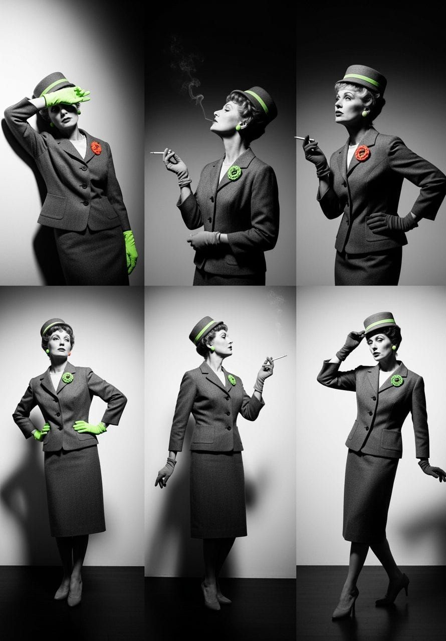 Neongrey Flighty 50s Matrons