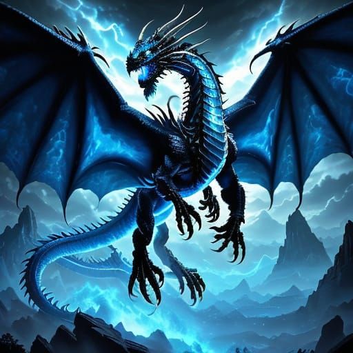 blue eyed wite dragon