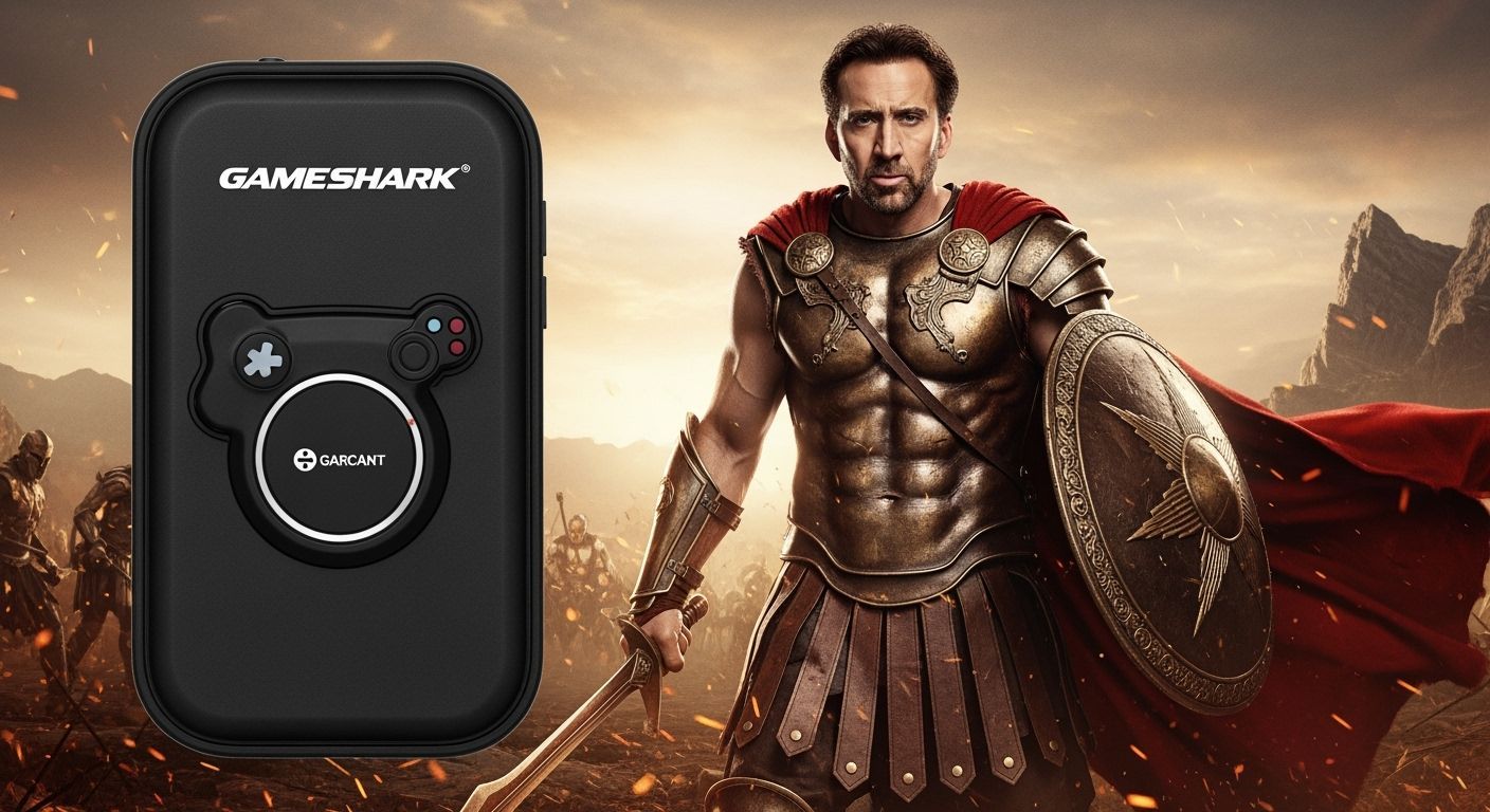 Nicholas Cage as Spartan Warrior in Digital Art