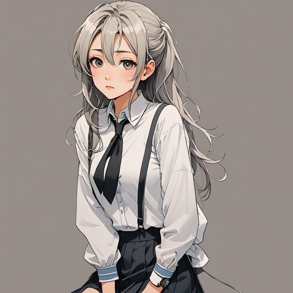 Mischievous Manhwa Woman with Playful Style