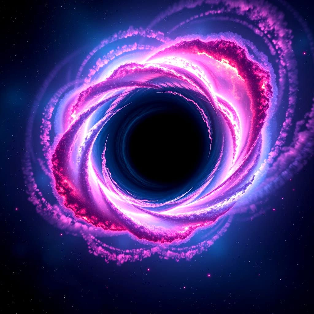 Galactic Black Hole in Cosmic Vortex