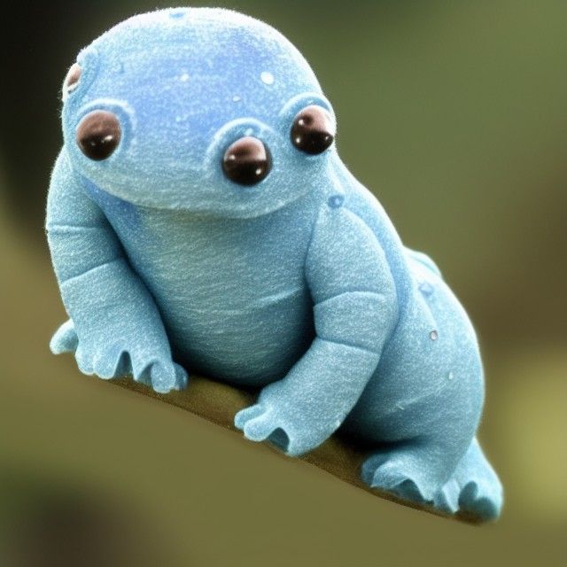 Simple AI Generated Tardigrade Image