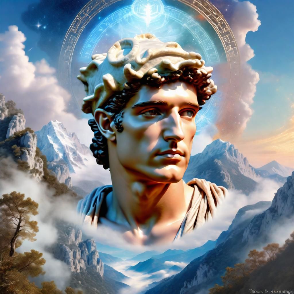 Hermes on Mount Olympus: Holographic Cosmic Portrait