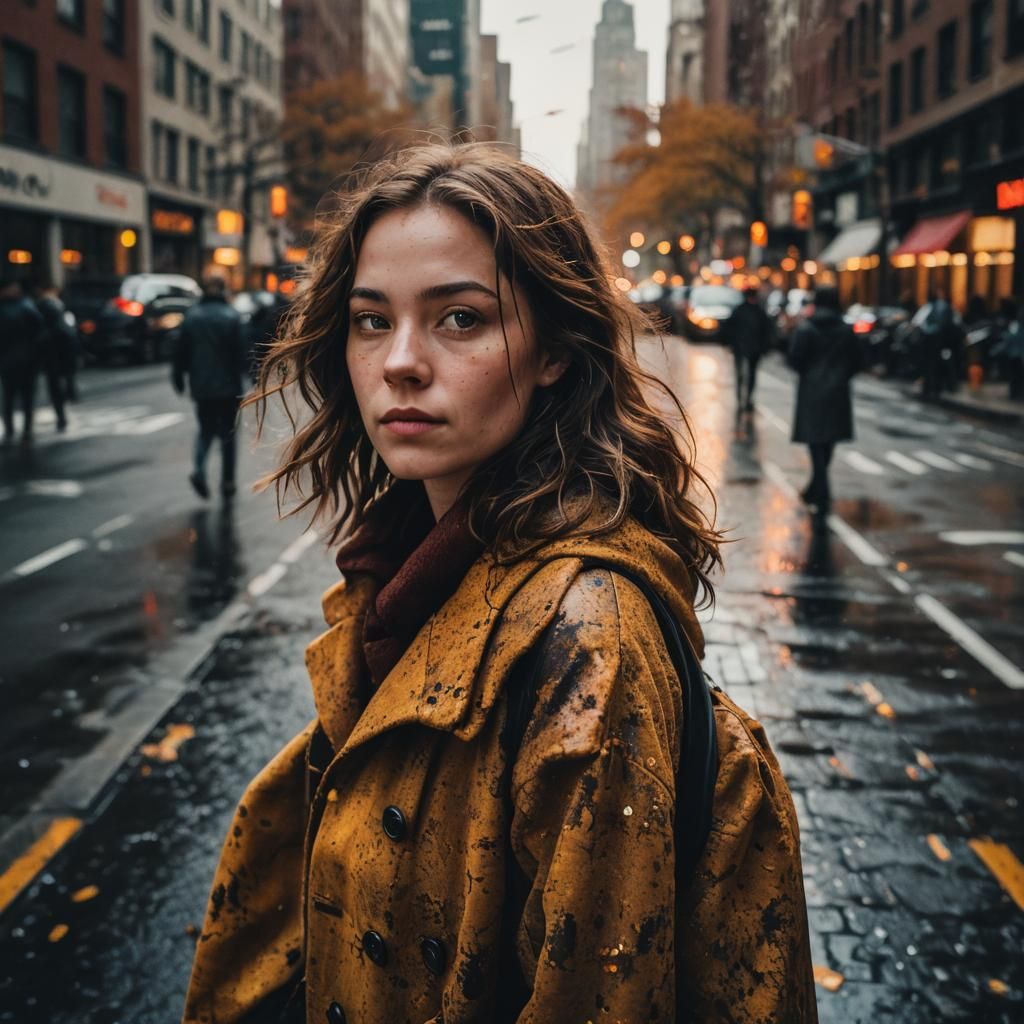 Autumn in New York: Street Photography Portrait