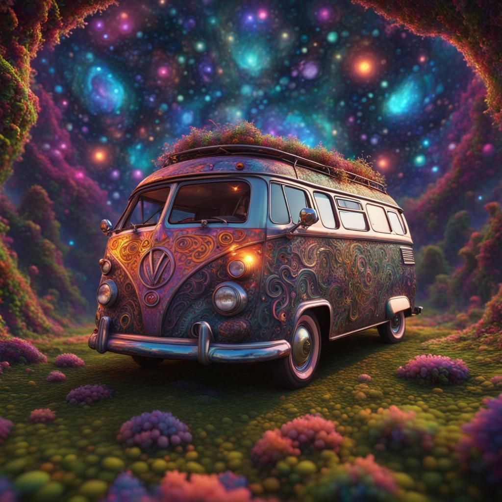 Psychedelic van