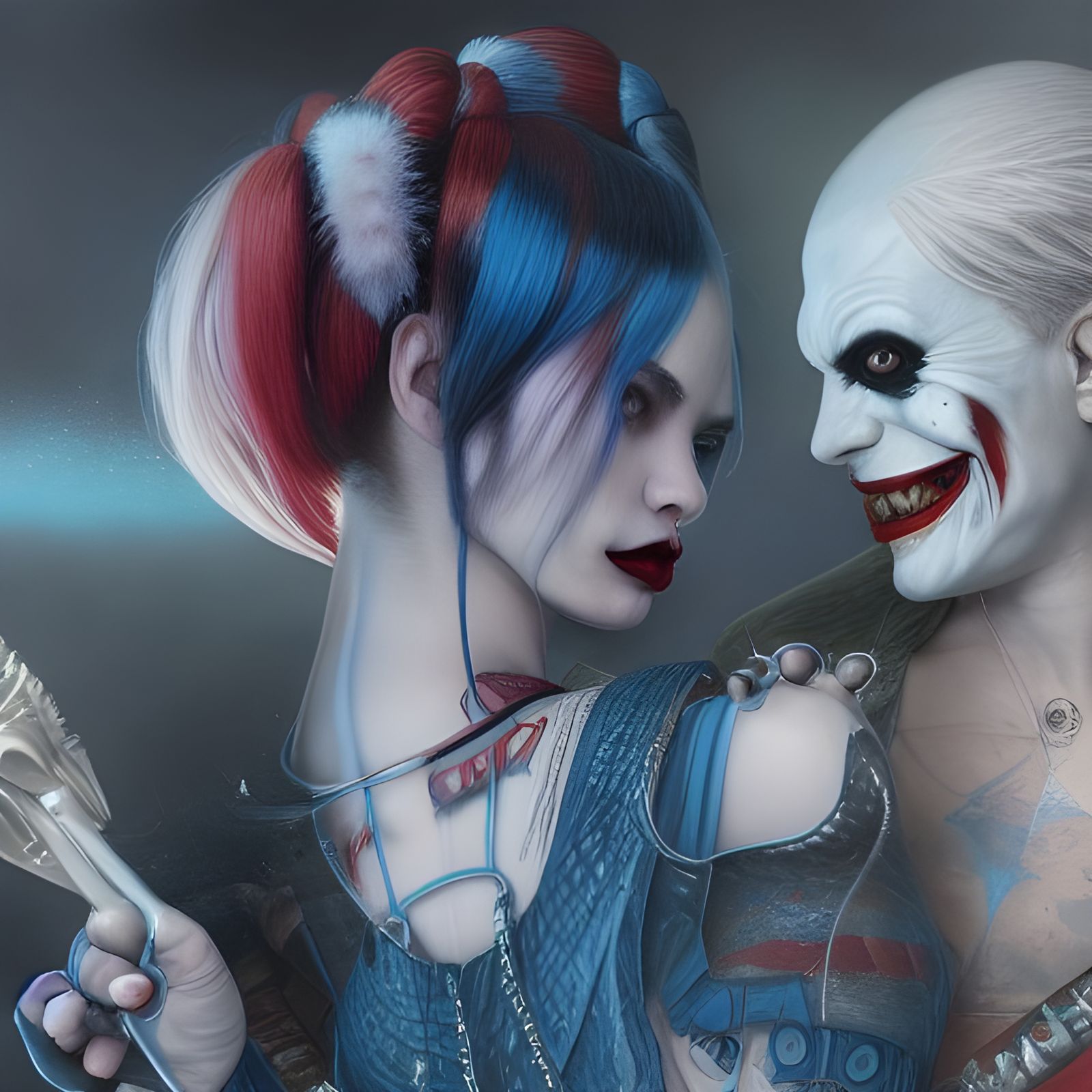 Harley Quinn and Joker