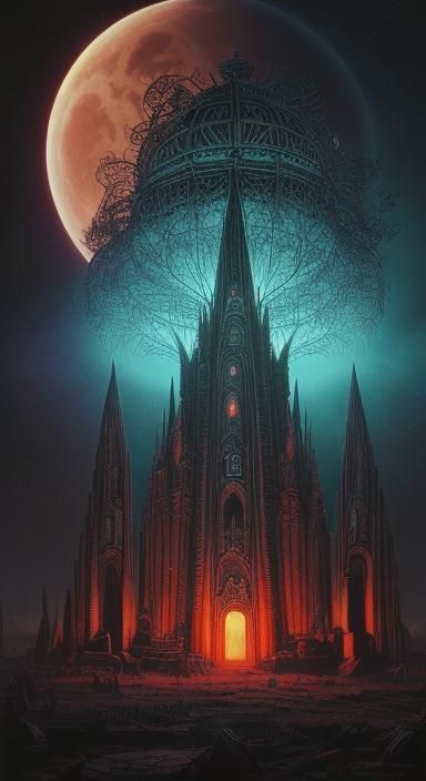 Surreal Dystopian Kingdom: Macabre Abstract Realism