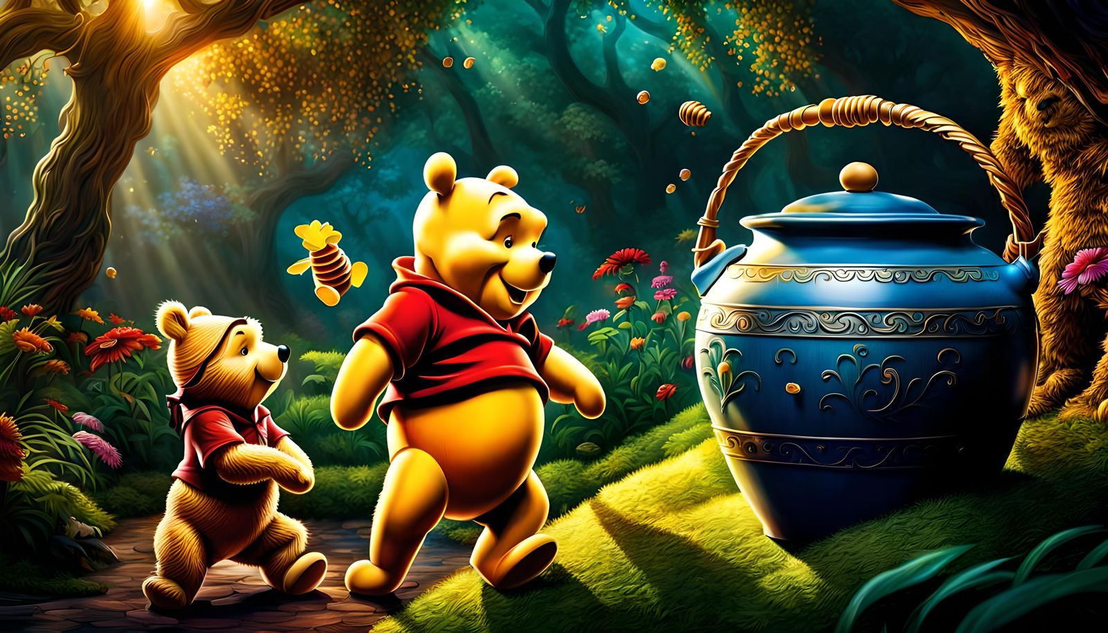 Winnie the Pooh and Peter Pan's Honey Dance
