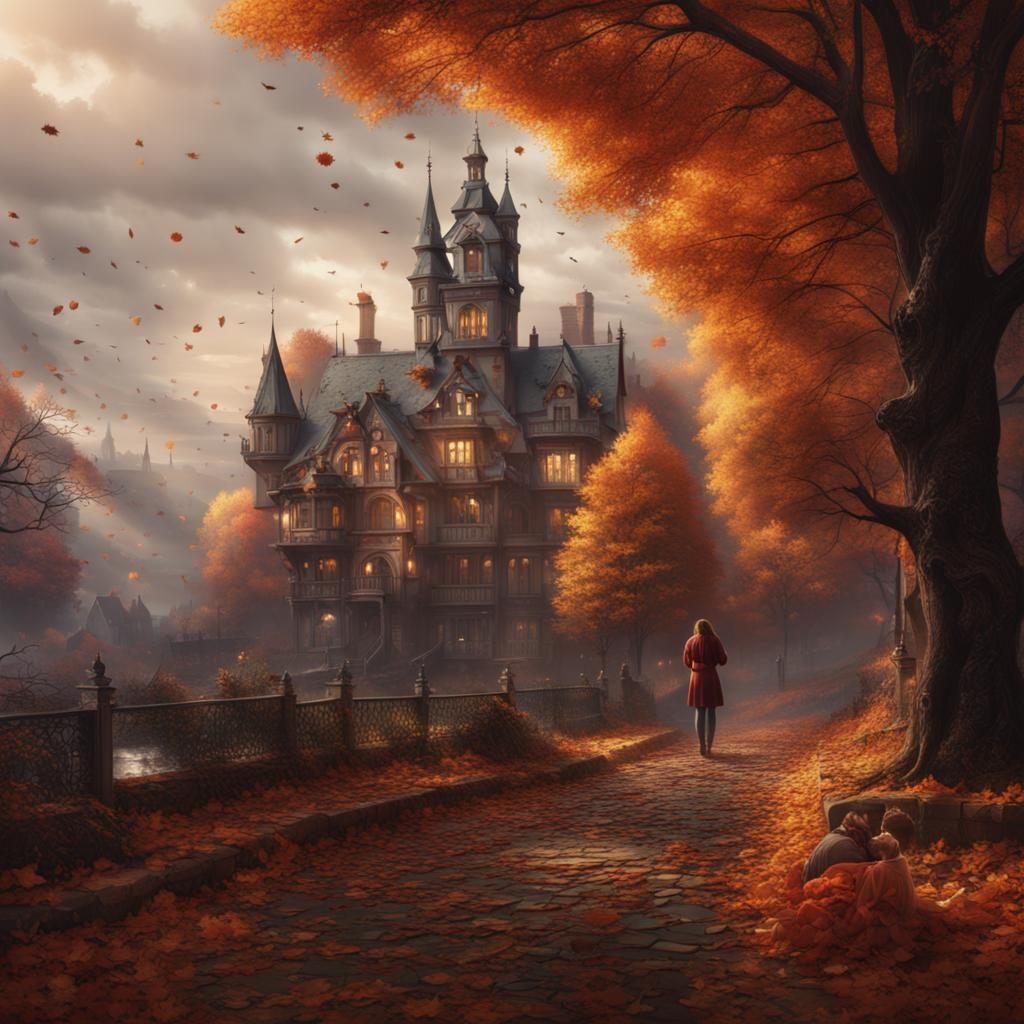 Epic Autumnal Landscape: Digital Matte Painting