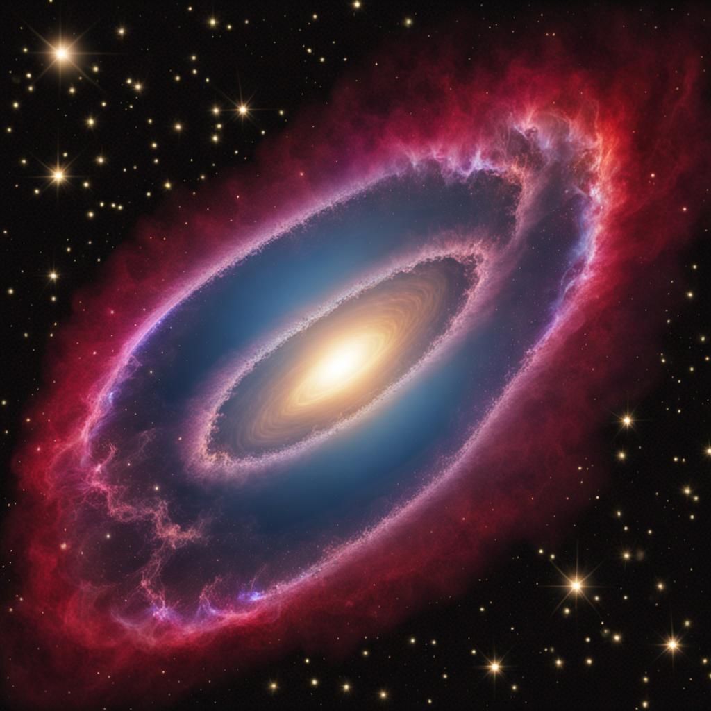 Brilliant Supernova Explosion in Deep Space