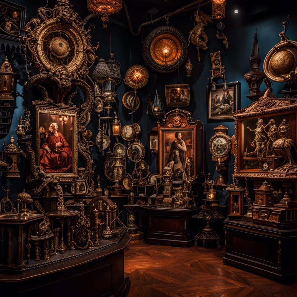 Wacky Museums: A Hyperdetailed Gothic Art Nightmare