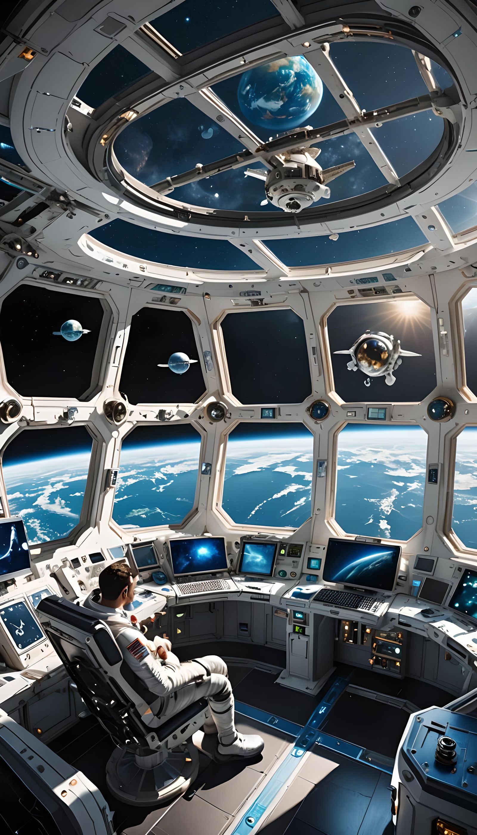 Luxurious Space Tourism Experience with Earth View