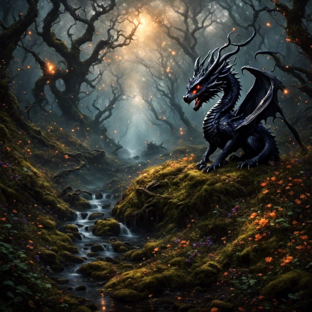 Dark Fantasy Encounter in a Ghastly Place