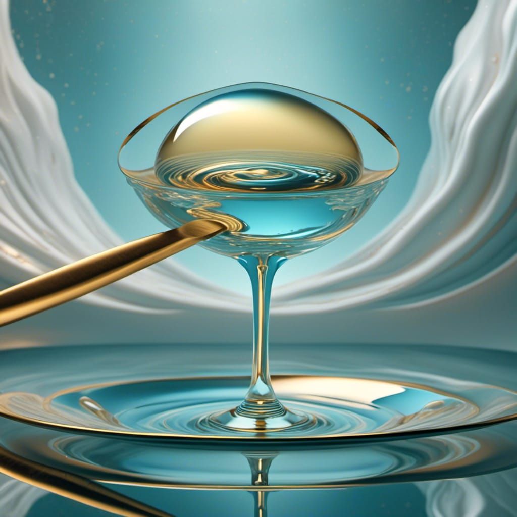 Transparent Being Emerges from Mirror: Surreal Scene