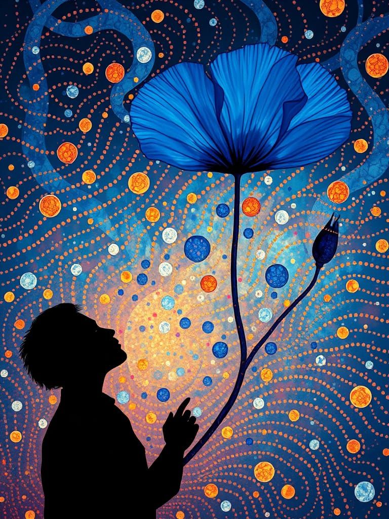 Ethereal Whispers of the Mystic, Blodeuwedd, in Liquid Opal