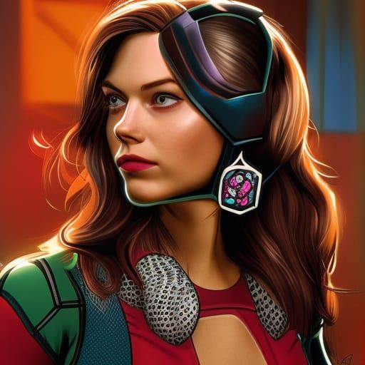 Gwen Stacy Digital Portrait