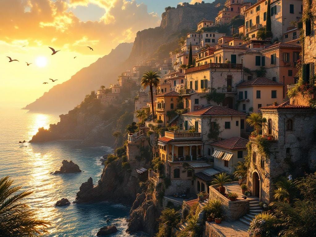 “Golden Cliffs of Time”