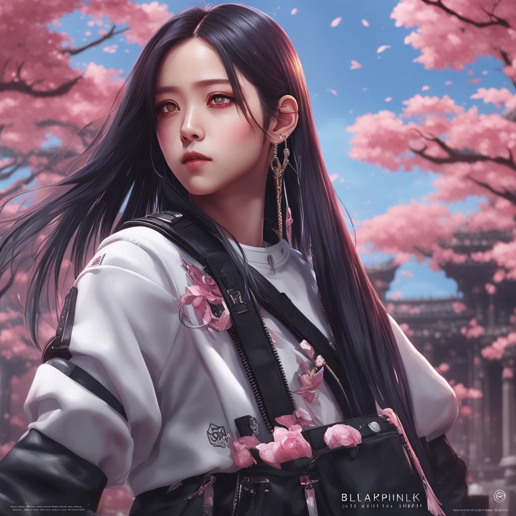 Jisoo of BLACKPINK in Detailed 3D Anime Art