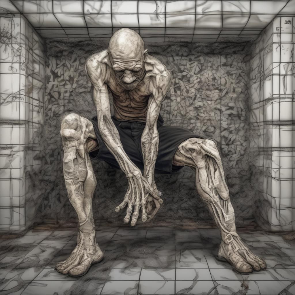 Colorful Graffiti Portrait in Ultra Quality, 8K