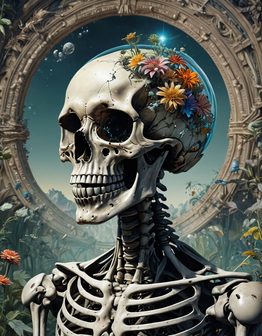 Bizarre Alien Flora by Dürer and Amaringo