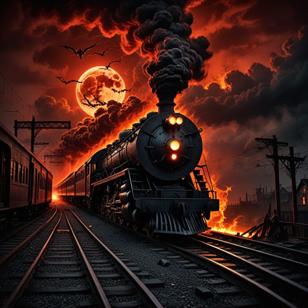 Death Train to Hell: Dark Fantasy Gothic Horror