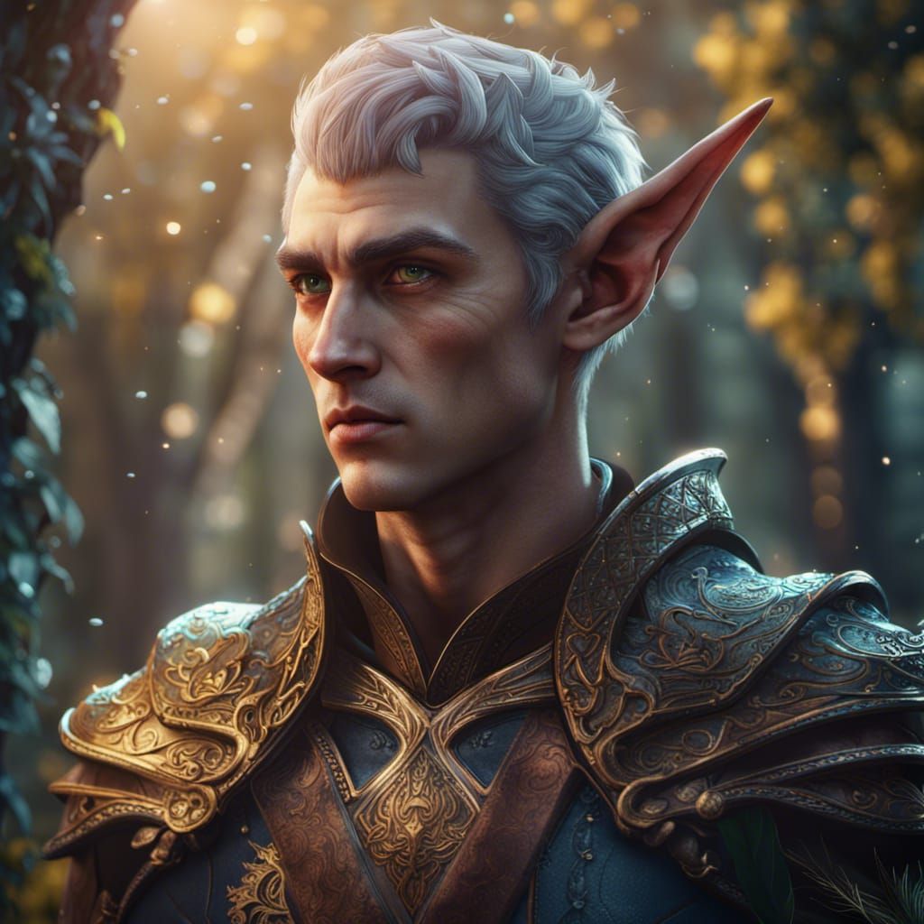 Fantasy Male Elf Concept Art