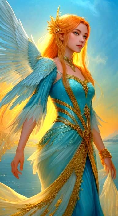 Angel Gazing Into Cosmic Rivers