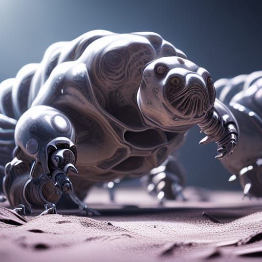 Giant Tardigrade Battles Covid-19: Sci-Fi Epic