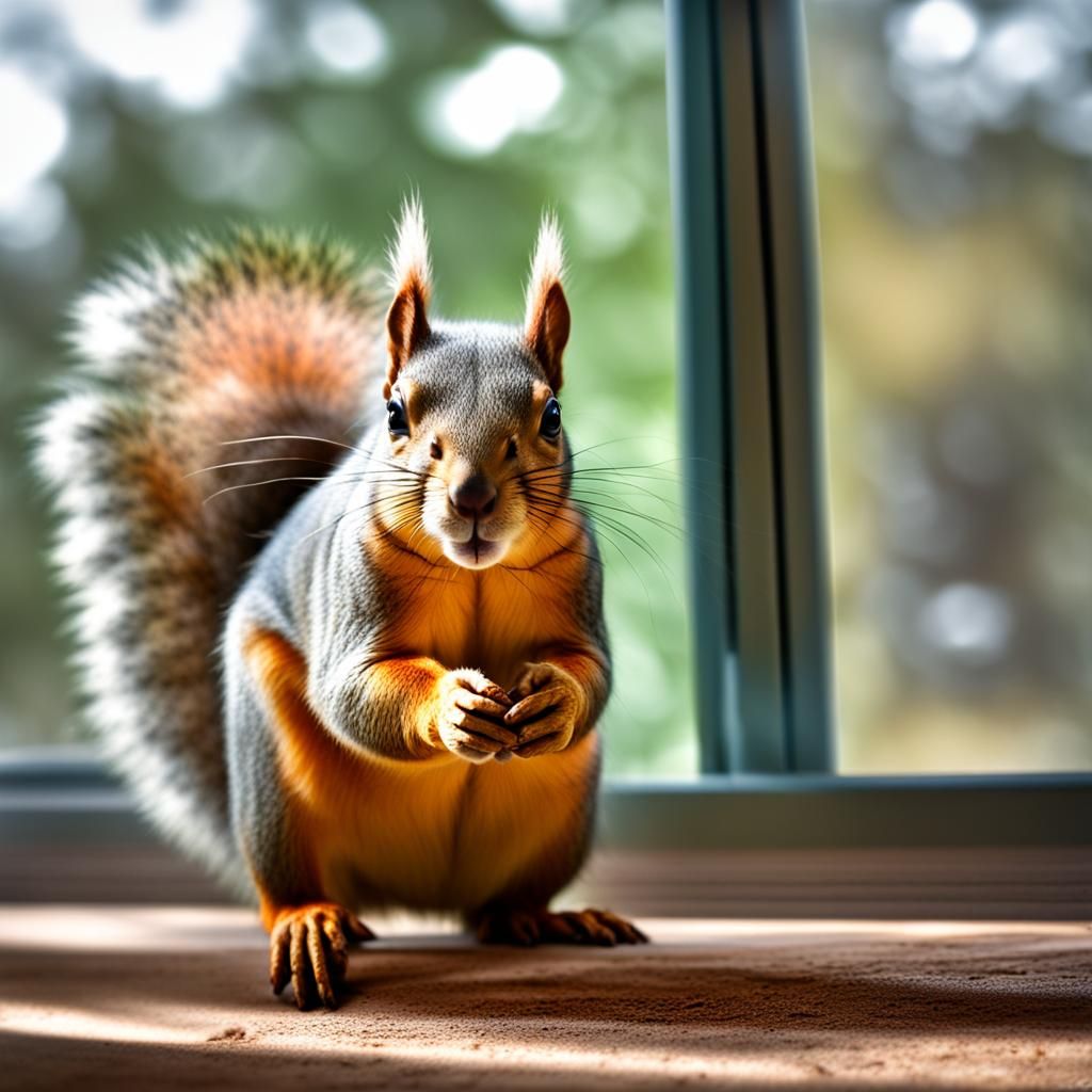 Squirrel Nose Window: Photorealistic Fisheye VRay Rendering