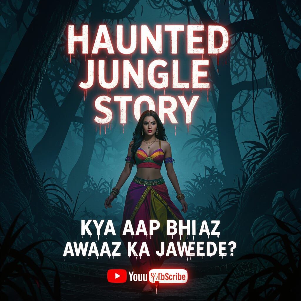 Haunted Jungle Story: Cinematic Horror Image
